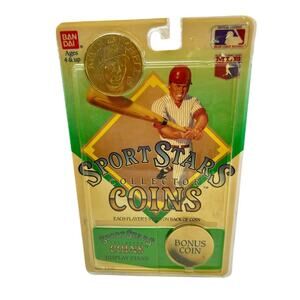 1990 Bandai Sports Stars Collector Coins Sealed Package No 1200 Baseball MLB